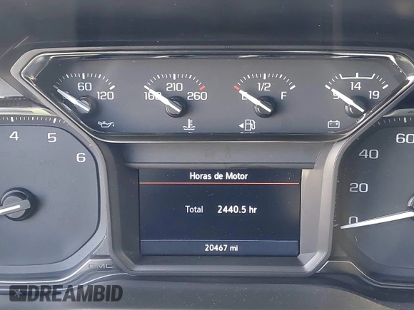 2022 GMC Sierra 1500 SLT with VIN 3GTU9DED8NG120870, listed as a IAAI auction lot 41680299 with 20,467 mi miles and . Bid and sale history available at DreamBid. Image 7.