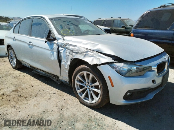 2016 BMW 3 Series 320i with VIN WBA8A9C55GK617336, listed as a Copart auction lot 57050052 with 67,070 mi miles and Clean Title. Bid and sale history available at carsss.com. Image 1.