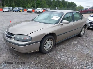 2002 Chevrolet Impala z VIN 2G1WF55EX29278884, wystawiony jako IAAI lot #42240289 z przebiegiem 145 371 mil mil oraz . Historia ofert i sprzedaży dostępna na DreamBid. Obrazek 2.