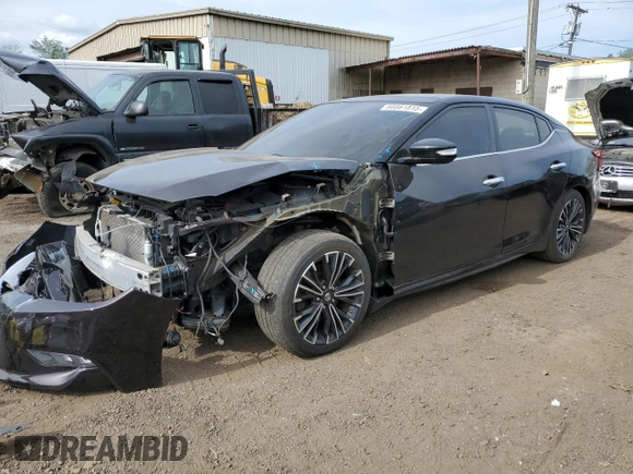 2016 Nissan Maxima SR with VIN 1N4AA6AP9GC447540, listed as a Copart auction lot 60861815 with 127,420 mi miles and Salvage title. Bid and sale history available at DreamBid. Image 1.