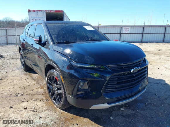 2021 Chevrolet Blazer LT with VIN 3GNKBDRS8MS518961, listed as a IAAI auction lot 41410335 with 88,049 mi miles. Bid and sale history available at carsss.com. Image 1.