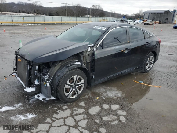 2016 Honda Civic Sedan LX with VIN 19XFC2F56GE205470, listed as a Copart auction lot 46096395 with 131,531 mi miles and Salvage Title. Bid and sale history available at carsss.com. Image 1.