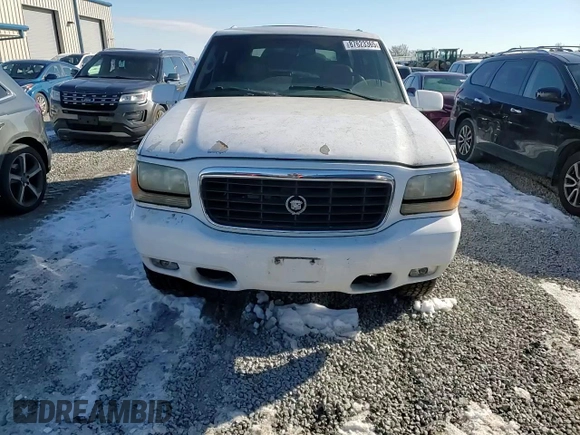 1999 Cadillac Escalade z VIN 1GYEK13R3XR406970, wystawiony jako Copart lot #87623365 z przebiegiem 189 339 mil mil oraz Szkoda całkowita • Salvage title. Historia ofert i sprzedaży dostępna na DreamBid. Obrazek 12.