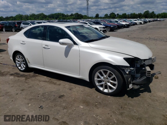 2011 Lexus IS 250 with VIN JTHCF5C24B5050197, listed as a Copart auction lot 60428695 with 180,735 mi miles and Clean title. Bid and sale history available at DreamBid. Image 4.