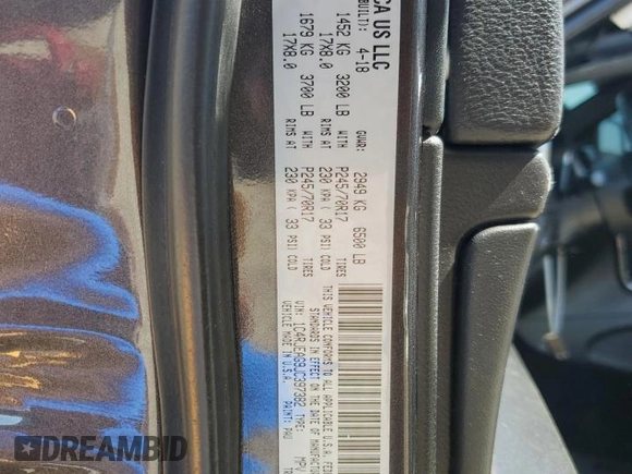 2018 Jeep Grand Cherokee Laredo E with VIN 1C4RJEAG9JC397382, listed as a Copart auction lot 56550815 with 72,239 mi miles and Salvage title. Bid and sale history available at DreamBid. Image 13.