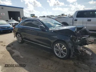 2019 Mercedes-Benz C 300 with VIN 55SWF8DB4KU288353, listed as a Copart auction lot 54496645 with Not provided miles and Salvage title. Bid and sale history available at DreamBid. Image 4.