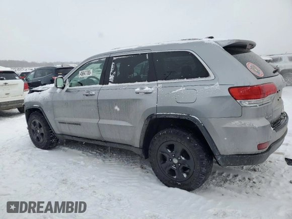 2017 Jeep Grand Cherokee Laredo with VIN 1C4RJFAG9HC726565, listed as a Copart auction lot 45647785 with 155,027 mi miles and Clean Title. Bid and sale history available at carsss.com. Image 2.
