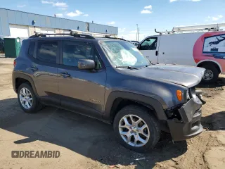 2017 Jeep Renegade Latitude with VIN ZACCJBBB2HPF25278, listed as a Copart auction lot 50336635 with 0 mi miles and Clean Title. Bid and sale history available at carsss.com. Image 4.