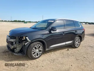 2018 Mitsubishi Outlander ES z VIN JA4AZ3A39JZ009758, wystawiony jako Copart lot #57967855 z przebiegiem 56 709 mil mil oraz Szkoda całkowita • Salvage title. Historia ofert i sprzedaży dostępna na DreamBid. Obrazek 1.