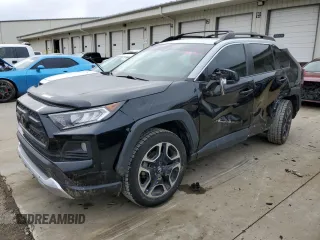 2019 Toyota RAV4 Adventure with VIN 2T3J1RFV8KW030547, listed as a Copart auction lot 45346265 with 95,806 mi miles and Salvage title. Bid and sale history available at DreamBid. Image 1.