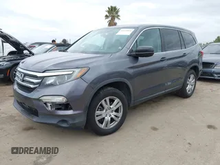2016 Honda Pilot LX with VIN 5FNYF5H14GB037205, listed as a IAAI auction lot 42034018 with 101,943 mi miles and . Bid and sale history available at DreamBid. Image 2.