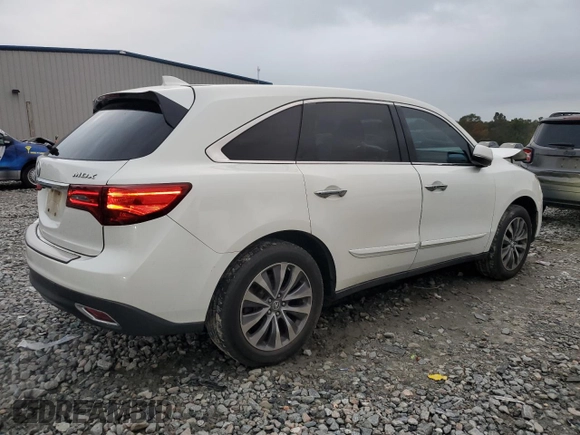 2015 Acura MDX Technology with VIN 5FRYD3H41FB012506, listed as a Copart auction lot 79492514 with 236,232 mi miles and Salvage Title. Bid and sale history available at DreamBid. Image 3.