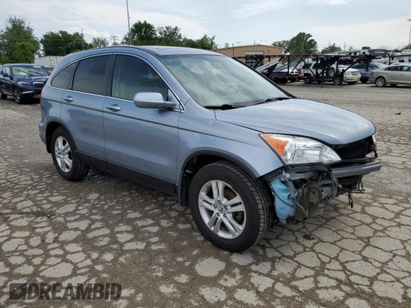 2011 Honda CR-V EX-L with VIN 5J6RE4H71BL035529, listed as a Copart auction lot 53527234 with 154,063 mi miles and Salvage Title. Bid and sale history available at carsss.com. Image 4.