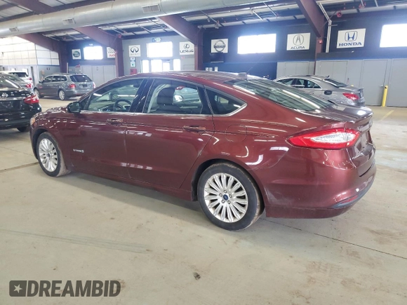 2015 Ford Fusion SE Hybrid with VIN 3FA6P0LU1FR100837, listed as a Copart auction lot 50753785 with 114,268 mi miles and Salvage Title. Bid and sale history available at carsss.com. Image 2.
