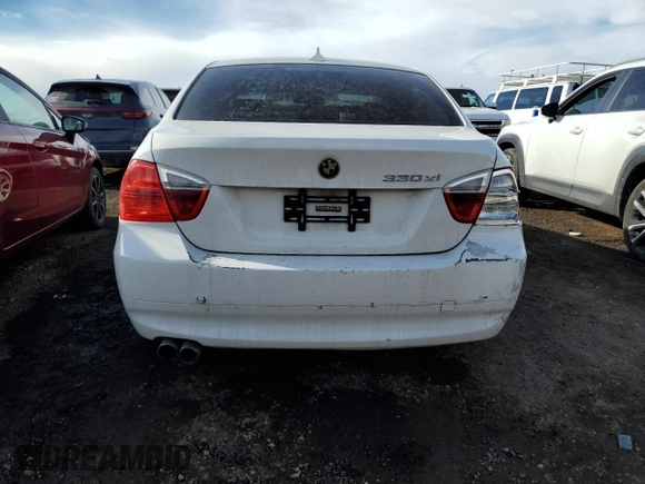 2006 BMW 3 Series 330xi with VIN WBAVD33556KV67236, listed as a Copart auction lot 42151415 with 0 mi miles and Salvage Title. Bid and sale history available at carsss.com. Image 6.