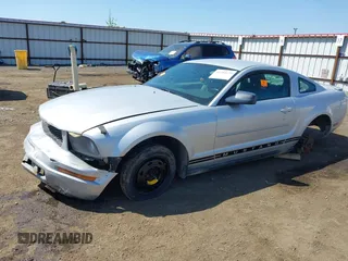 2008 Ford Mustang Deluxe with VIN 1ZVHT80N785208831, listed as a IAAI auction lot 42181679 with Not Provided miles. Bid and sale history available at carsss.com. Image 2.