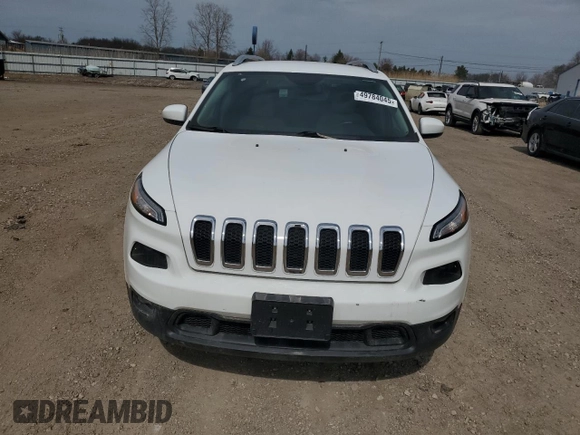 2018 Jeep Cherokee Latitude with VIN 1C4PJMCX3JD516620, listed as a Copart auction lot 49784045 with 34,733 mi miles and Salvage title. Bid and sale history available at DreamBid. Image 5.