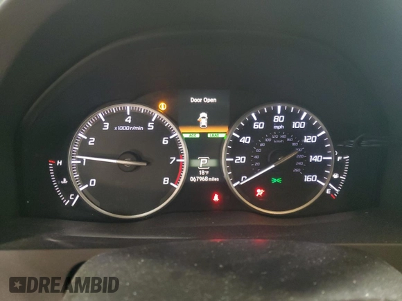 2016 Acura RDX Advance with VIN 5J8TB4H76GL003219, listed as a Copart auction lot 88543725 with 67,968 mi miles and Salvage title. Bid and sale history available at DreamBid. Image 9.