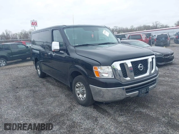 2016 Nissan NV S z VIN 5BZBF0AA8GN852818, wystawiony jako IAAI lot #41957159 z przebiegiem 120 601 mil mil oraz . Historia ofert i sprzedaży dostępna na DreamBid. Obrazek 1.