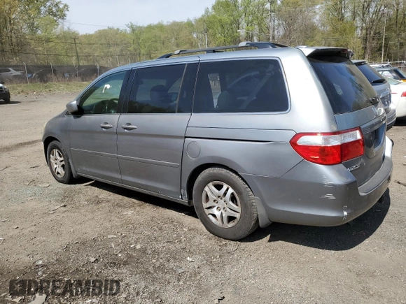 2007 Honda Odyssey EX-L with VIN 5FNRL38767B037406, listed as a Copart auction lot 53618285 with 156,124 mi miles and Salvage Title. Bid and sale history available at carsss.com. Image 2.