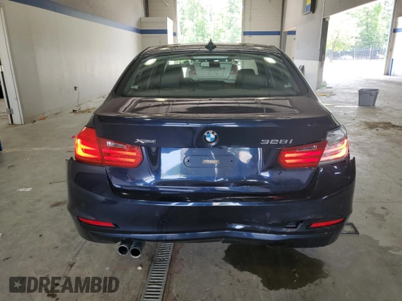 2014 BMW 3 Series 328i xDrive with VIN WBA3B5C50EP539998, listed as a Copart auction lot 57281255 with 146,476 mi miles and Salvage title. Bid and sale history available at DreamBid. Image 6.