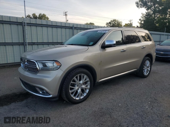 2014 Dodge Durango Citadel z VIN 1C4RDHEG0EC267046, wystawiony jako Copart lot #64463325 z przebiegiem 137 048 mil mil oraz Szkoda całkowita • Salvage title. Historia ofert i sprzedaży dostępna na DreamBid. Obrazek 1.