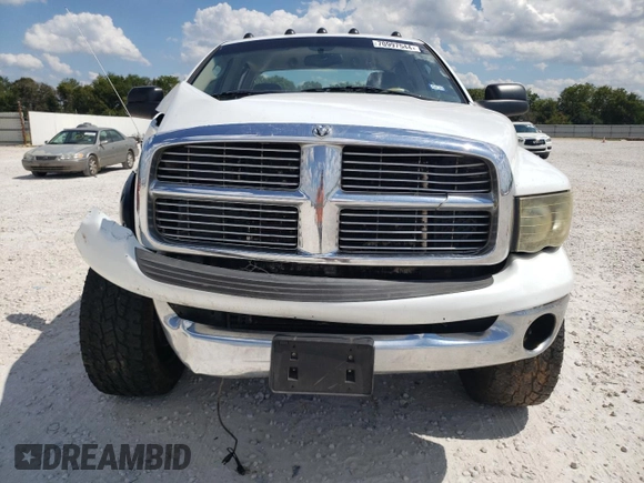2004 Dodge Ram 2500 SLT with VIN 3D7KU28CX4G284039, listed as a Copart auction lot 70997544 with 0 mi miles and Salvage Title. Bid and sale history available at carsss.com. Image 5.