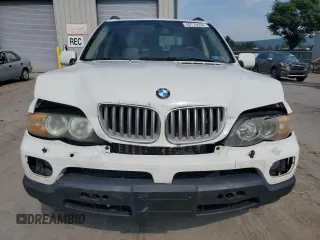 2005 BMW X5 4.4i with VIN 5UXFB53585LV19567, listed as a Copart auction lot 65774034 with 265,529 mi miles and Salvage Title. Bid and sale history available at carsss.com. Image 5.