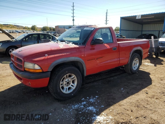 2001 Dodge Dakota with VIN 1B7FL26XX1S119536, listed as a Copart auction lot 78751454 with 149,056 mi miles and Clean Title. Bid and sale history available at carsss.com. Image 1.