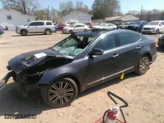 2014 Kia Cadenza Premium with VIN KNALN4D75E5151730, listed as a IAAI auction lot 41899693 with 1 mi miles. Bid and sale history available at carsss.com. Image 2.