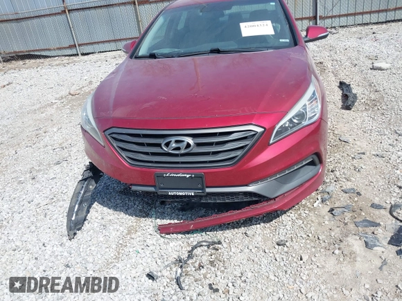 2016 Hyundai Sonata Sport with VIN 5NPE34AF1GH435470, listed as a IAAI auction lot 42004324 with 104,295 mi miles and . Bid and sale history available at DreamBid. Image 6.