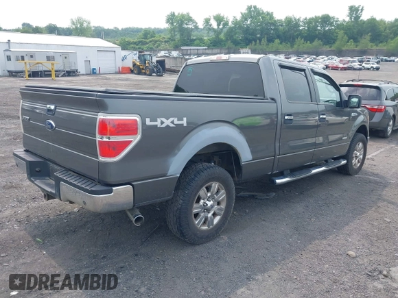 2011 Ford F-150 XLT with VIN 1FTFW1ET8BFD05957, listed as a IAAI auction lot 42511809 with 125,921 mi miles and . Bid and sale history available at DreamBid. Image 4.