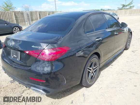 2023 Mercedes-Benz C 300 with VIN W1KAF4HB1PR122331, listed as a IAAI auction lot 42028929 with 51,011 mi miles and . Bid and sale history available at DreamBid. Image 4.