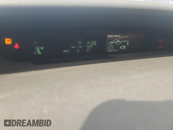 2011 Toyota Prius I with VIN JTDKN3DU8B1416268, listed as a Copart auction lot 53342565 with 285,704 mi miles and Salvage Title. Bid and sale history available at carsss.com. Image 9.