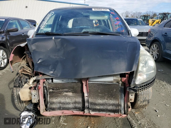 2008 Honda Fit with VIN JHMGD37468S034620, listed as a Copart auction lot 85888154 with 384,228 mi miles and Salvage Title. Bid and sale history available at carsss.com. Image 5.