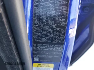 2018 Jaguar E-Pace S z VIN SADFJ2FX2J1Z30344, wystawiony jako Copart lot #45004505 z przebiegiem 45 662 mil mil oraz Szkoda całkowita • Salvage title. Historia ofert i sprzedaży dostępna na DreamBid. Obrazek 12.
