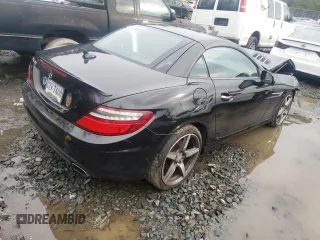 2015 Mercedes-Benz SLK-Class SLK 250 with VIN WDDPK4HA8FF107824, listed as a Copart auction lot 73367832 with 0 mi miles. Bid and sale history available at carsss.com. Image 3.