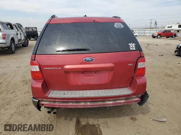 2007 Ford Freestyle SEL with VIN 1FMDK02197GA22576, listed as a Copart auction lot 71009824 with 0 mi miles and Non Repairable. Bid and sale history available at carsss.com. Image 6.