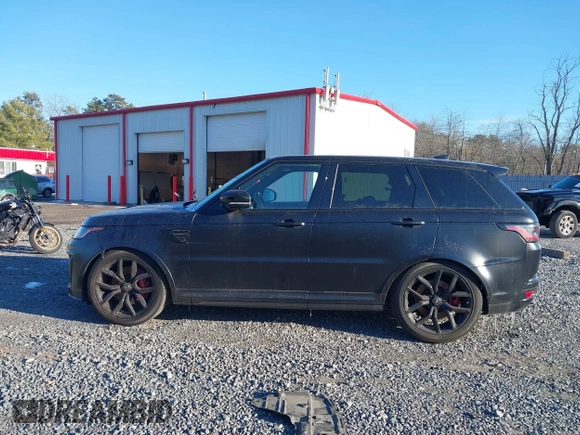 2020 Land Rover Range Rover Sport SVR with VIN SALWZ2RE1LA715693, listed as a IAAI auction lot 41129949 with 36,910 mi miles. Bid and sale history available at carsss.com. Image 13.