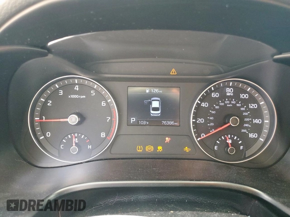 2019 Kia Forte LXS with VIN 3KPF24AD3KE029161, listed as a Copart auction lot 61101015 with 76,386 mi miles and Salvage title. Bid and sale history available at DreamBid. Image 9.