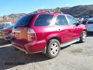 2004 Acura MDX Touring Pkg w/Navigation with VIN 2HNYD18874H519565, listed as a IAAI auction lot 41383264 with 140,095 mi miles. Bid and sale history available at carsss.com. Image 4.