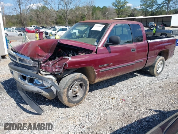 2001 Dodge 1500 with VIN 3B7HC13Y41M555680, listed as a IAAI auction lot 41890064 with 190,065 mi miles. Bid and sale history available at carsss.com. Image 2.