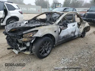 2018 Tesla Model 3 Long Range Battery with VIN 5YJ3E1EA1JF038880, listed as a Copart auction lot 84675824 with Not Provided miles and Non Repairable. Bid and sale history available at DreamBid. Image 1.
