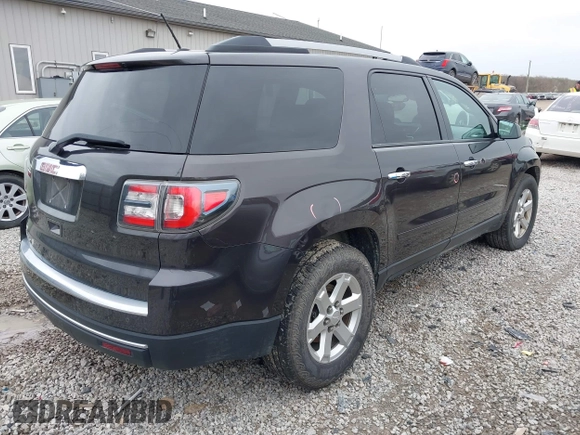 2015 GMC Acadia SLE with VIN 1GKKRPKD8FJ352726, listed as a IAAI auction lot 41958291 with 152,001 mi miles. Bid and sale history available at carsss.com. Image 4.