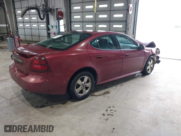 2005 Pontiac Grand Prix z VIN 2G2WP522251285110, wystawiony jako IAAI lot #42112729 z przebiegiem 166 328 mil mil oraz . Historia ofert i sprzedaży dostępna na DreamBid. Obrazek 4.