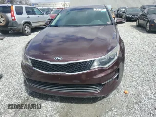 2016 Kia Optima LX with VIN 5XXGT4L35GG041185, listed as a Copart auction lot 50171935 with 165,619 mi miles and Salvage title. Bid and sale history available at DreamBid. Image 5.