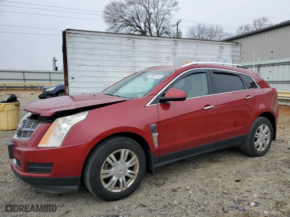 2010 Cadillac SRX Luxury Collection with VIN 3GYFNAEY0AS625065, listed as a Copart auction lot 48502115 with 109,210 mi miles and Salvage Title. Bid and sale history available at carsss.com. Image 1.
