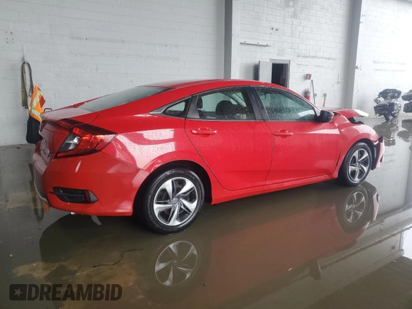 2020 Honda Civic LX z VIN 2HGFC2F60LH569330, wystawiony jako Copart lot #56819195 z przebiegiem 64 244 mil mil oraz Szkoda całkowita • Salvage title. Historia ofert i sprzedaży dostępna na DreamBid. Obrazek 3.