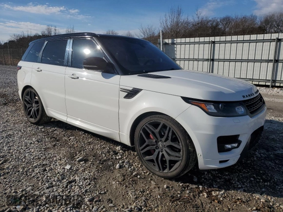2017 Land Rover Range Rover Sport Autobiography with VIN SALWV2FEXHA176983, listed as a Copart auction lot 88898745 with 124,780 mi miles and Salvage Title. Bid and sale history available at carsss.com. Image 4.