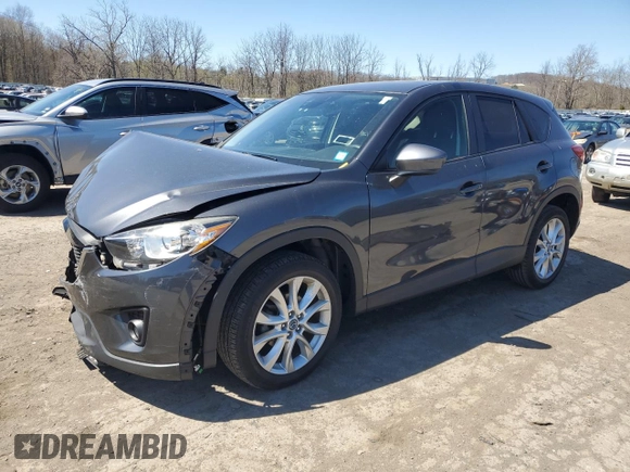 2014 Mazda CX-5 Grand Touring with VIN JM3KE4DY4E0422739, listed as a Copart auction lot 53234745 with 54,152 mi miles and Salvage Title. Bid and sale history available at carsss.com. Image 1.